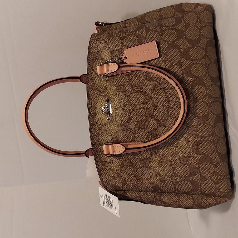 Brand New Coach Carryall Bag Khaki/Petal
